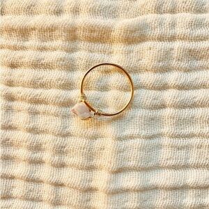 Gold filled Ring with tourmaline - Women's Jewelry